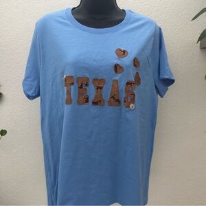 Handmade Texas Shirt One of a Kind Women’s Size L
